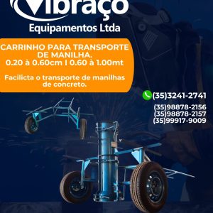 Carrinho para Transporte de Tubulação